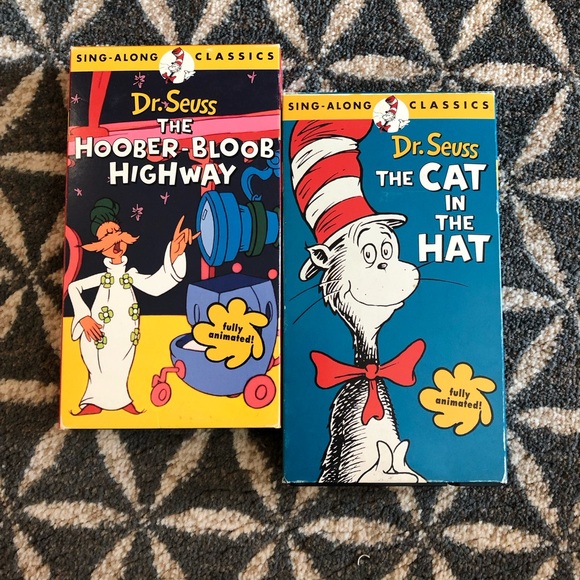80's Dr. Seuss VHS Movies - The Cat in the Hat - The Hoober-Bloob Highway - Picture 3 of 12